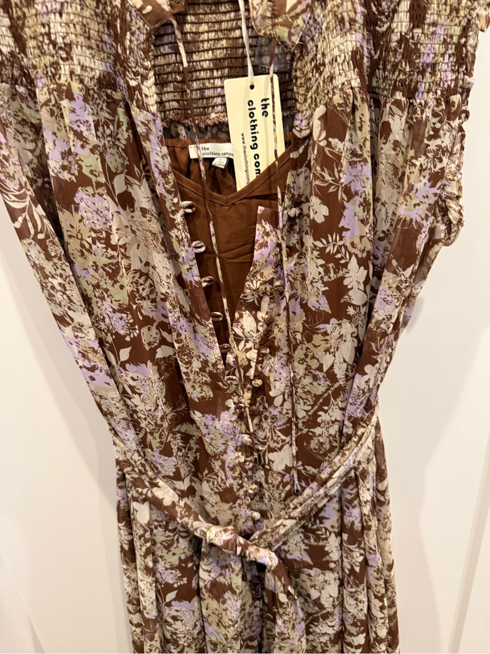 the clothing company Rust Brown Casual dress